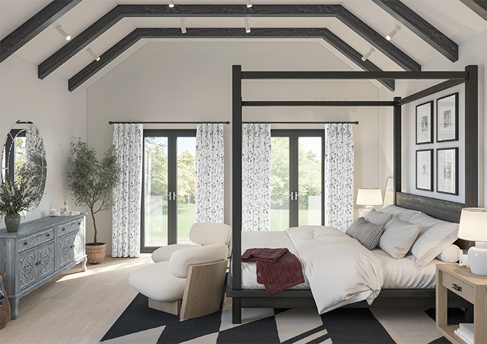 Floral Whimsy, Night Time - Made to Measure Curtains - Image 14